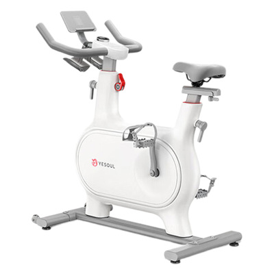 野小兽动感单车自发电智能调阻安心稳定骑行高回弹坐垫白色M2M