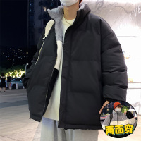 棉衣男冬季双面穿外套男加绒加厚棉袄潮牌休闲上衣