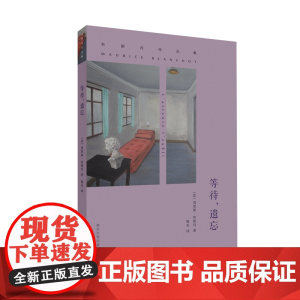 等待遗忘 布朗肖作品集 莫里斯·布朗肖 法国哲学小说 精装 骜龙译 南京大学出版社