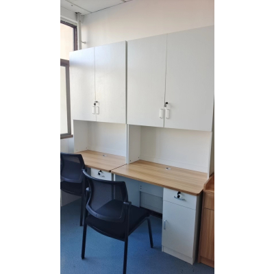 心业带书柜工位XY-HSG1工作桌柜 此产品单件不出售批量请联系客服(仅在线下销售,仅供安徽政府部门批量采购)