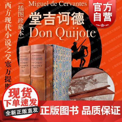 堂吉诃德插图珍藏本 西班牙古典语言文学世界名著塞万提斯作品欧洲近代现实主义外国小说上海译文出版社