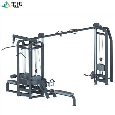 韦步EM1029商用五人站方位飞鸟龙门架综合力量训练健身房组合器械