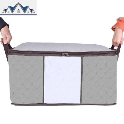 衣服收纳袋整理被子装棉被的大袋子衣物打包加厚布艺防潮家用 三维工匠收纳包