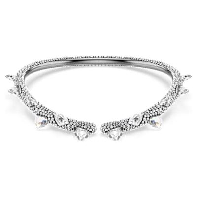 Swarovski白色简锁骨链闪钻设计轻奢百搭女款项链