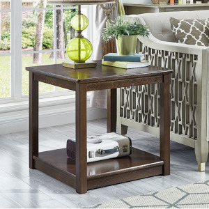 创世人 沙发边几角几现代简约小茶几客厅中式方形木质小茶几边柜方几