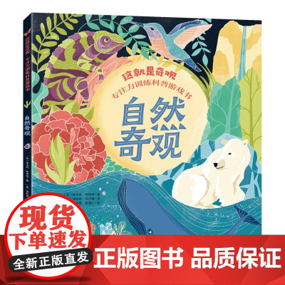 这就是奇观·专注力训练科普游戏书 自然奇观 提高专注力观察力记忆力手眼协调能力开发脑力培养耐心主动解决问题
