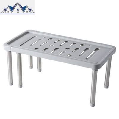 可伸缩厨卫分层收纳置物架厨房收纳架橱柜分层收纳架省空间调味架 三维工匠