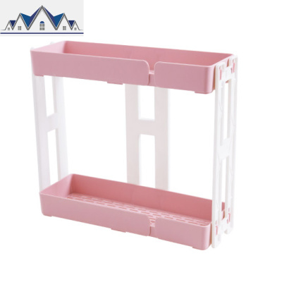 双层长方形调料架家用多功能置物架厨房用品落地架子收纳架 三维工匠