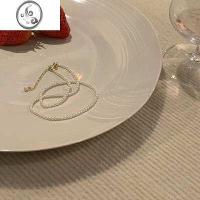 JiMifever同款珍珠项链女轻奢小众设计感高级颈链春季新款锁骨链配饰