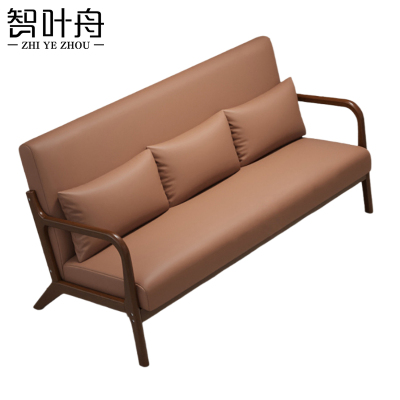 智叶舟休闲沙发三人位155*60*71cm张