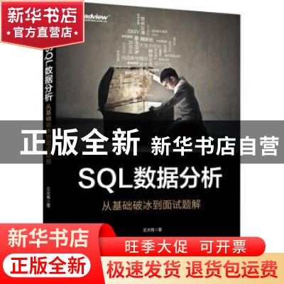 正版 SQL数据分析:从基础破冰到面试题解 王大伟 电子工业出版社