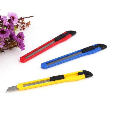 优拉办公美工刀 9353 小号随身便携贴膜壁纸刀 削铅笔刀美缝裁纸刀 混色随机