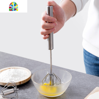 手持半自动加长打蛋器奶油打发器 家用手动搅蛋器迷你鸡蛋搅拌器 FENGHOU