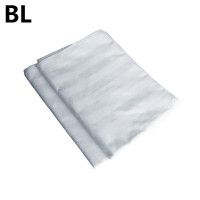 百銮 60支白色缎条纯棉床单 245×160cm 条