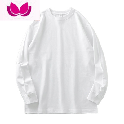 七斓260克长袖T恤男休闲宽松内搭上衣服打底衫卫衣日系衫100