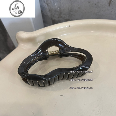 JiMi今天是气质美女!韩系ins风异形大号抓夹随意盘发后脑勺鲨鱼发抓