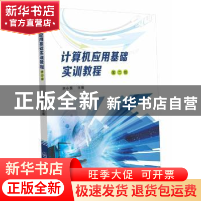 正版 计算机应用基础实训教程 洪小慧 中山大学出版社 9787306060