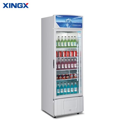 星星(XINGX)LSC-373GB商用展示柜一级能效侧开门立式展示啤酒饮料柜冷藏柜冰柜水果蔬菜保鲜柜单门超市展示柜