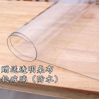 实木电脑桌带书架台式家用书桌书柜组合松木写字桌学习桌