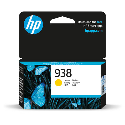 惠普(HP)938原装黄色墨盒 适用HP OfficeJet Pro 9110b/9120/9130/9720/9730打印机