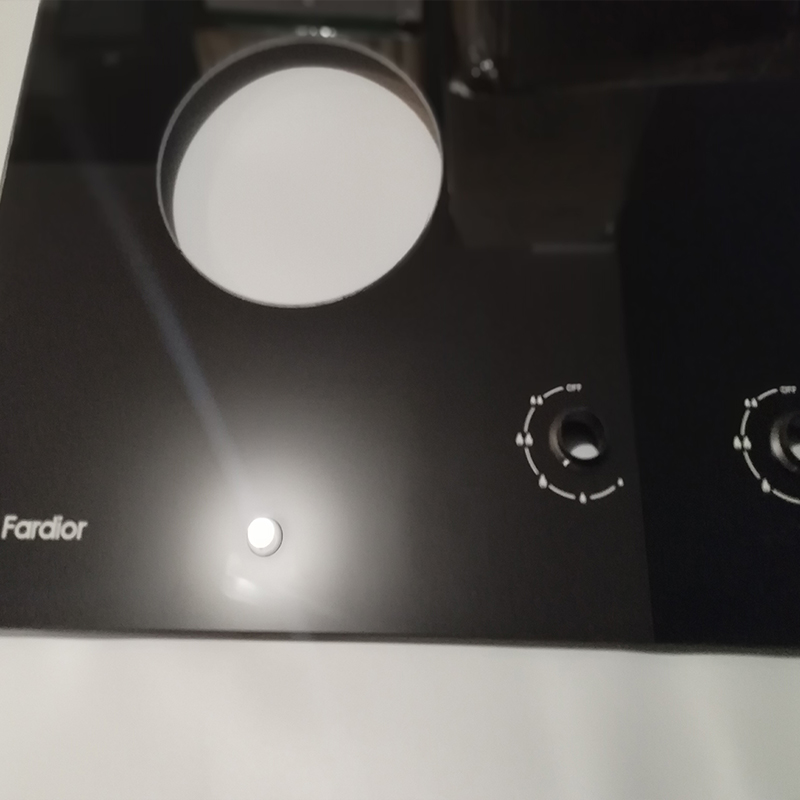 帮客材配法迪欧燃气灶JZT-2B603玻璃面板(黑色钢化玻璃)