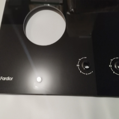 帮客材配法迪欧燃气灶JZT-2B603玻璃面板(黑色钢化玻璃)