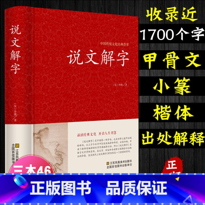 [正版]说文解字许慎著中华书局今释原文译文注释部首详解古代汉语字典古文字字典咬文嚼字细说汉字的故事画说汉字工具书全版