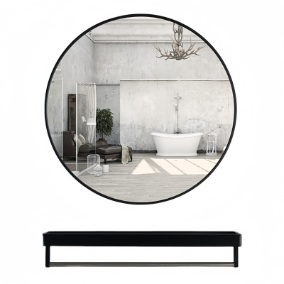 悦兴诚浴室镜50cm+置物架套