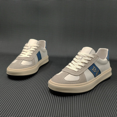 男式真皮板鞋男韩版潮百搭男生头层牛皮欧洲站男鞋男士软底休闲鞋