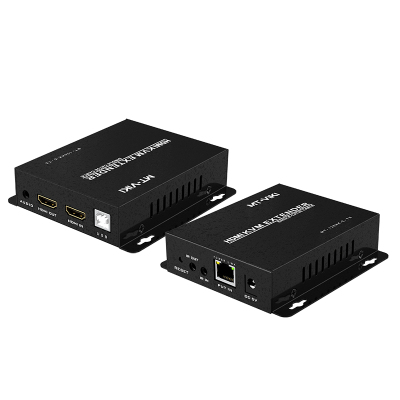 迈拓维矩MT-120HK-C100米4k高清kvm延长器hdmi转rj45网线带usb键盘鼠标电脑监控显示器网络传输器 黑色 100米