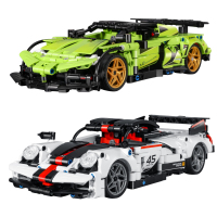 万致科技机械组高难度遥控车拼装模型小颗粒男孩玩具