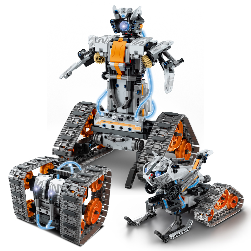 万致8051积械大师拼装编程机器人电动遥控黑科技