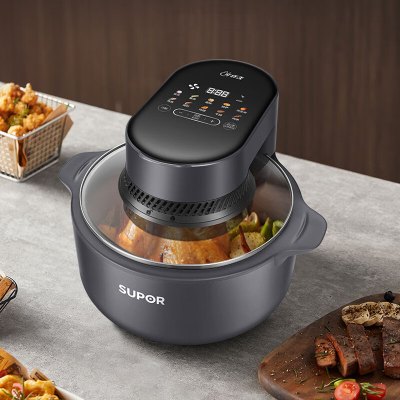苏泊尔 空气炸锅家用5L大容量智能电炸锅 无油低脂煎炸 触控智能预约 多功能烤箱薯条机