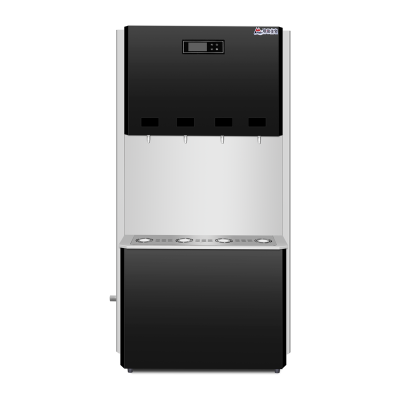 明焌佳宝商用四头触摸步进式钛金立式开水器 6KW