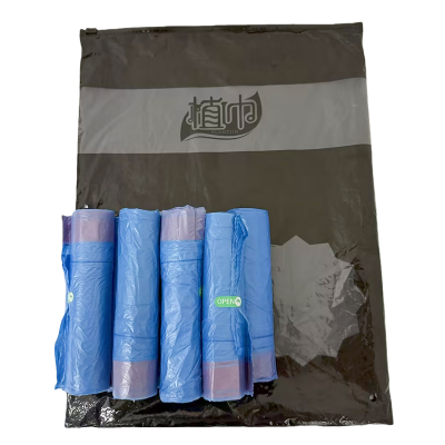 植巾 L250 45*50cm 抽绳款 165个/包 垃圾袋 (计价单位:包) 蓝色