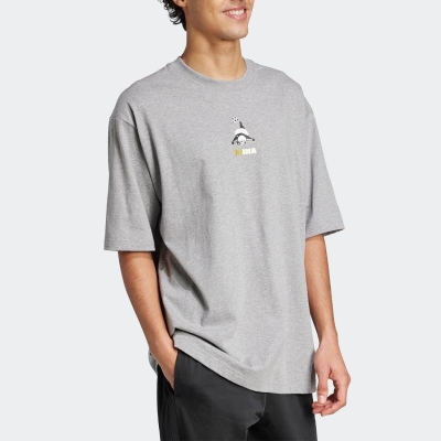 ADIDAS阿迪达斯短袖T恤运动休闲针织圆领男女上衣JZ3272 D