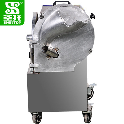 圣托(Shentop)商用多功能切菜机 不锈钢多功能切丁机商用 土豆胡萝卜切片切丝机 DFC02
