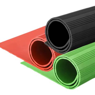 中锦科技 绝缘橡胶垫 3mm*1.2m*10m(颜色随机) 卷