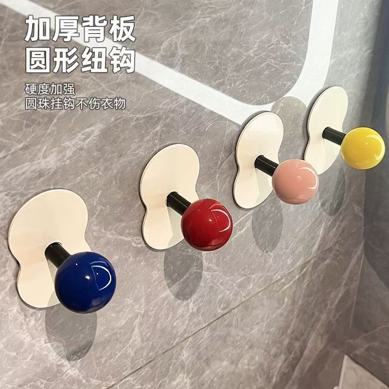 多巴胺ins风发箍发圈浴室收纳架子免打孔头绳发饰皮筋挂钩