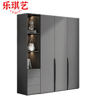 乐琪艺 衣柜 三门+边柜 套