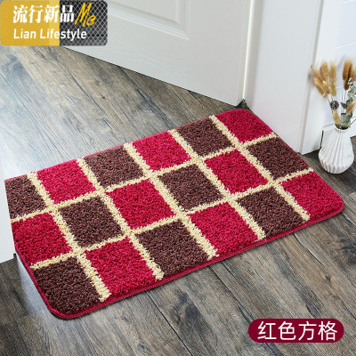 入户地毯垫进卫生间口地垫厨房吸水防滑垫子脚垫家用易清洗 三维工匠