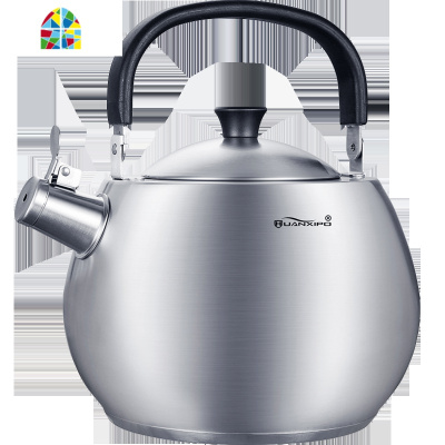 烧水壶煤气304不锈钢电磁炉用加厚鸣笛4.5L大容量燃气烧水壶家用 FENGHOU