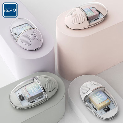 泺澳(REAO)魔法水晶鼠标 MU-08 珍珠白