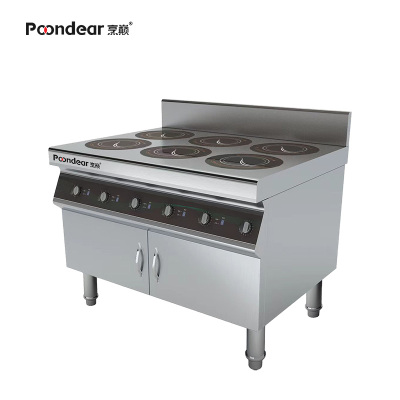 烹巅(Poondear)商用电磁煲仔炉 六头 PD-B300VI-B105 220v 6*5kw