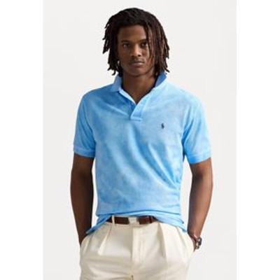 Ralph lauren修身款天空蓝短袖POLO衫男女通用弹性针织直筒宽松圆领短袖polo