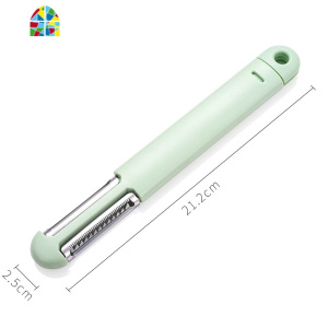 家用三合一多功能削皮器水果蔬菜刨丝刀削苹果刀果蔬菜切片器 FENGHOU 蓝色