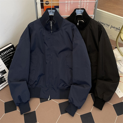 棉衣男痞帅外套男ins高街潮牌港风韩版潮流宽松百搭夹克青年棉袄