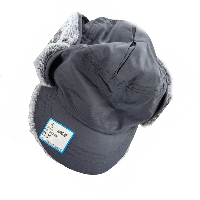 骏捷诺 带毛护耳帽加绒/顶
