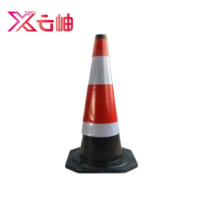云岫 PVC圆锥路障反光锥桶 个