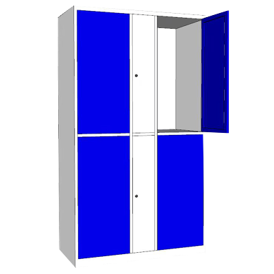 海铁科技人脸识别储物柜存包柜 副柜四门/台